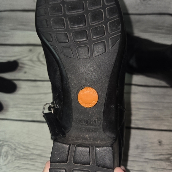 Sesto Meucci Black Leather Quilted Ankle Boots Women’s 8 Low Heel - Picture 13 of 13